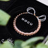 Blanc x Or Rose | Bracelet chaîne de blé Gaia